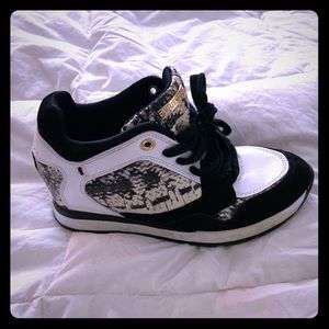 Guess wedge high top sneakers